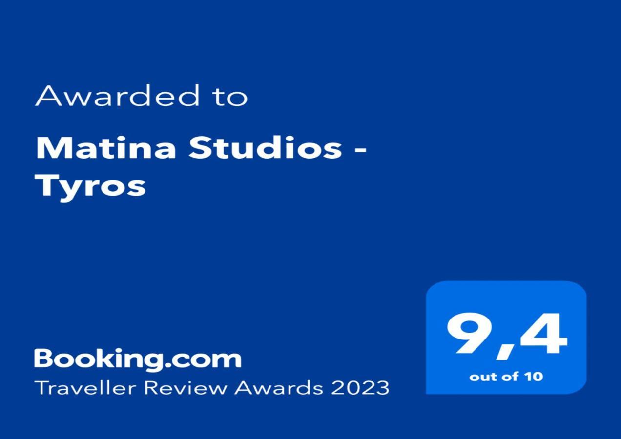 Matina Apartments Tyros Dış mekan fotoğraf