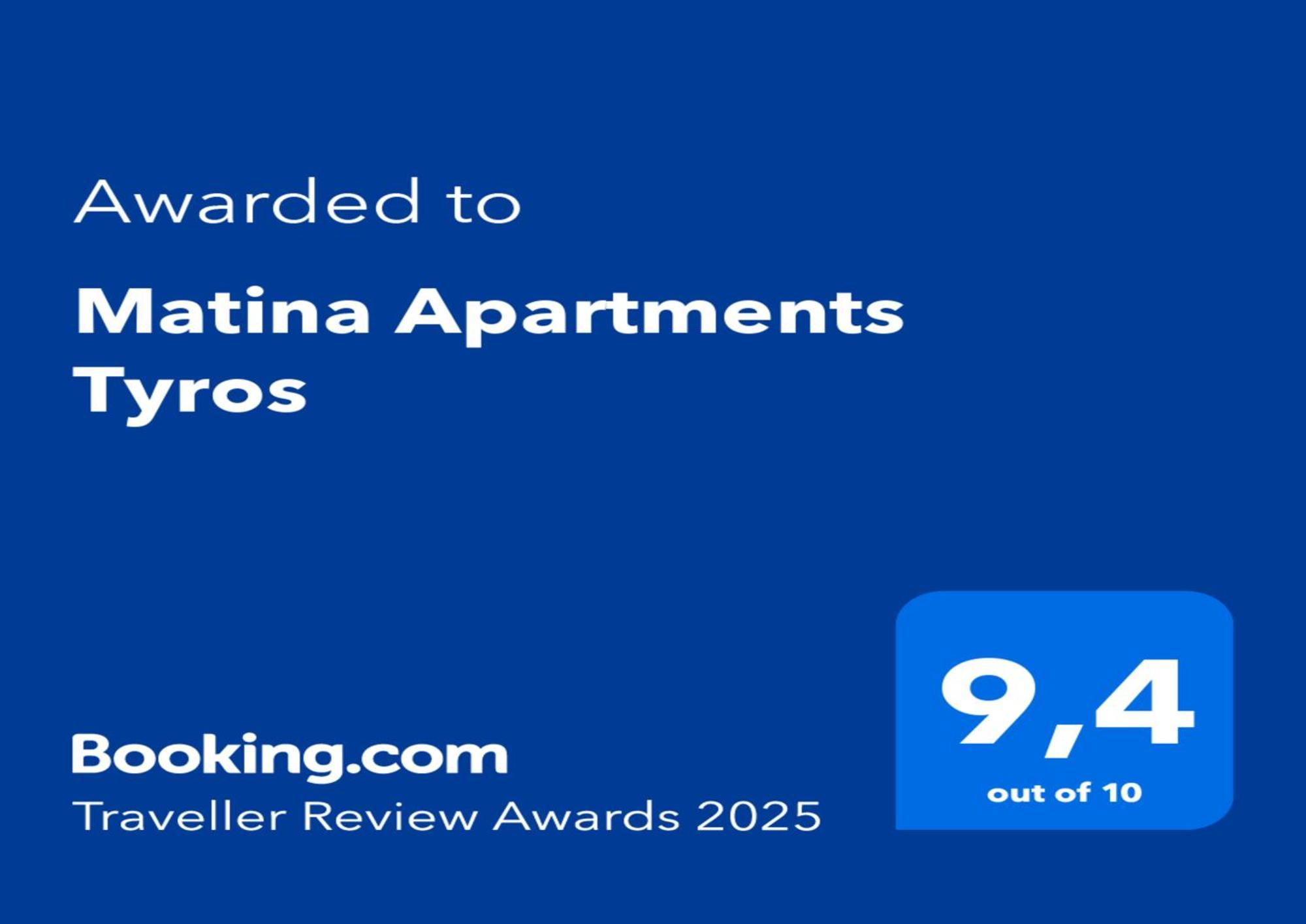 Matina Apartments Tyros Dış mekan fotoğraf